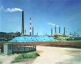 工場煙突・横浜市改良土プラント