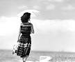 日傘の女